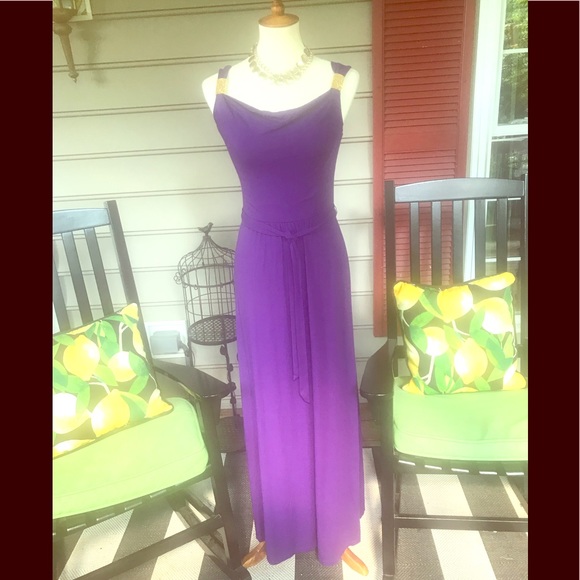 royal purple maxi dress